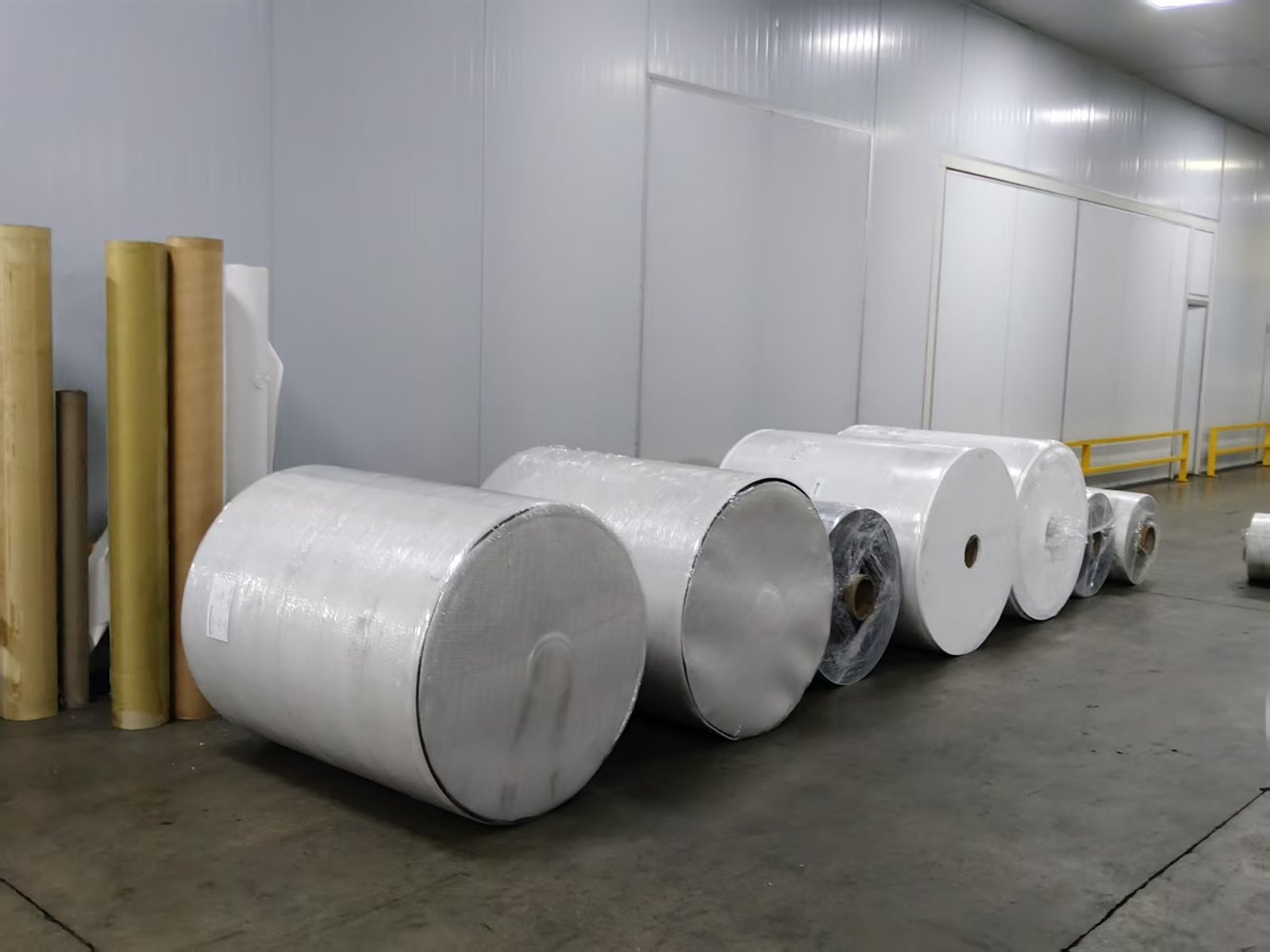 Different roll materials available for specification review
